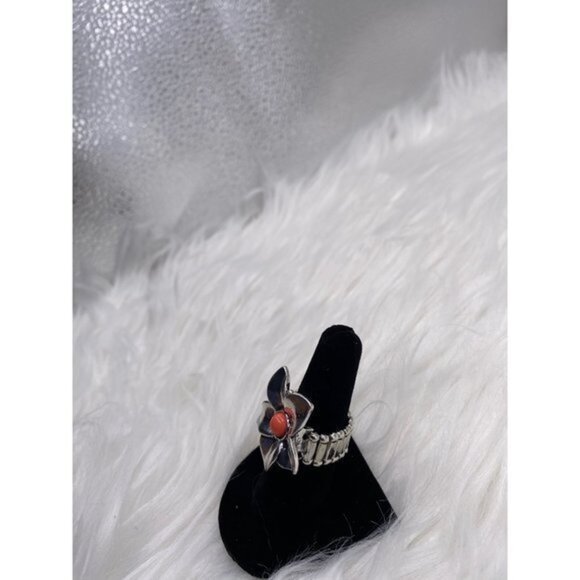 Paparazzi Jewerly- Ask For Flowers Orange Ring- Item 88 - Picture 4 of 7